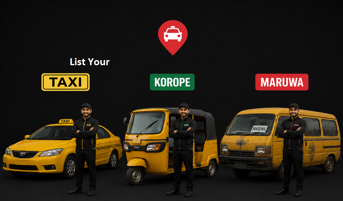List your vehicles for free