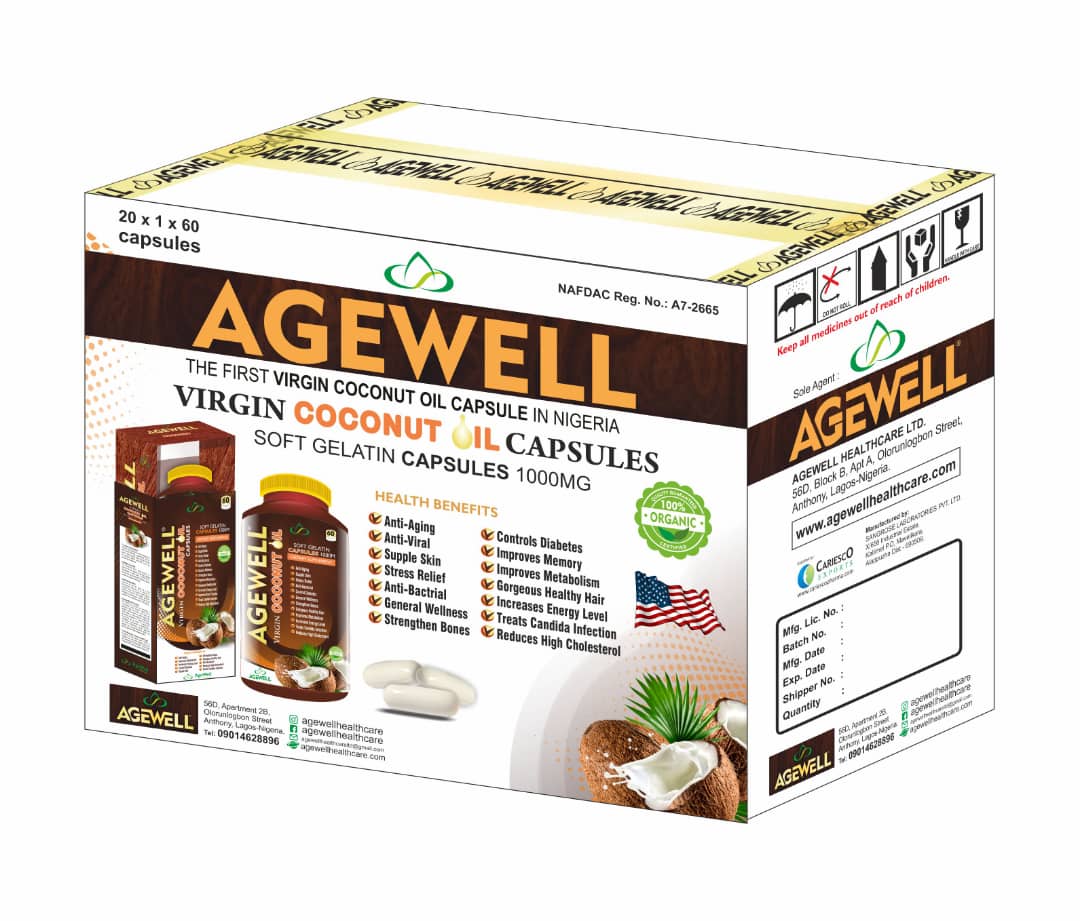 Agewell Virgin Coconut Oil Capsules