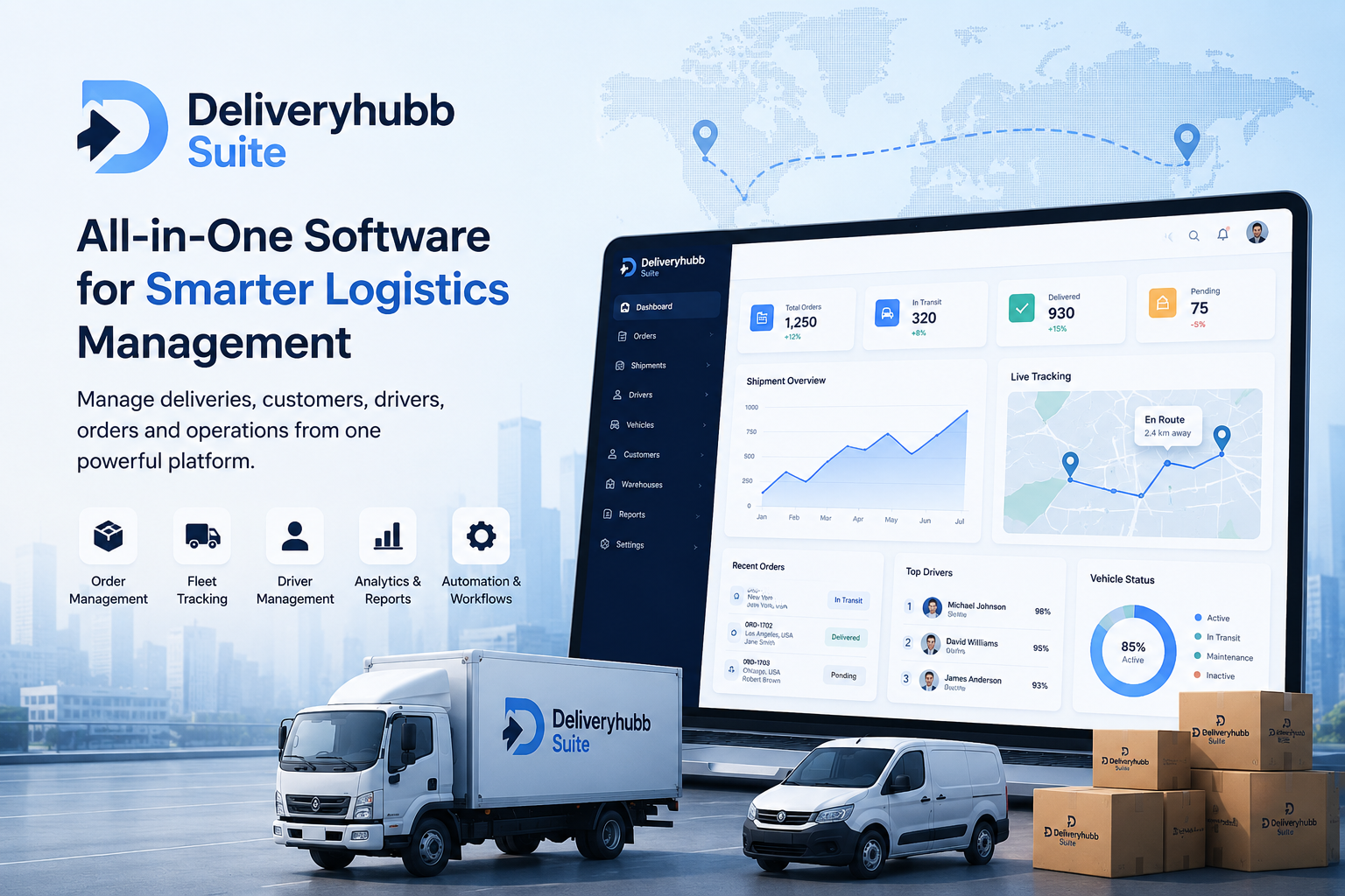 Use Deliveryhubb Suite