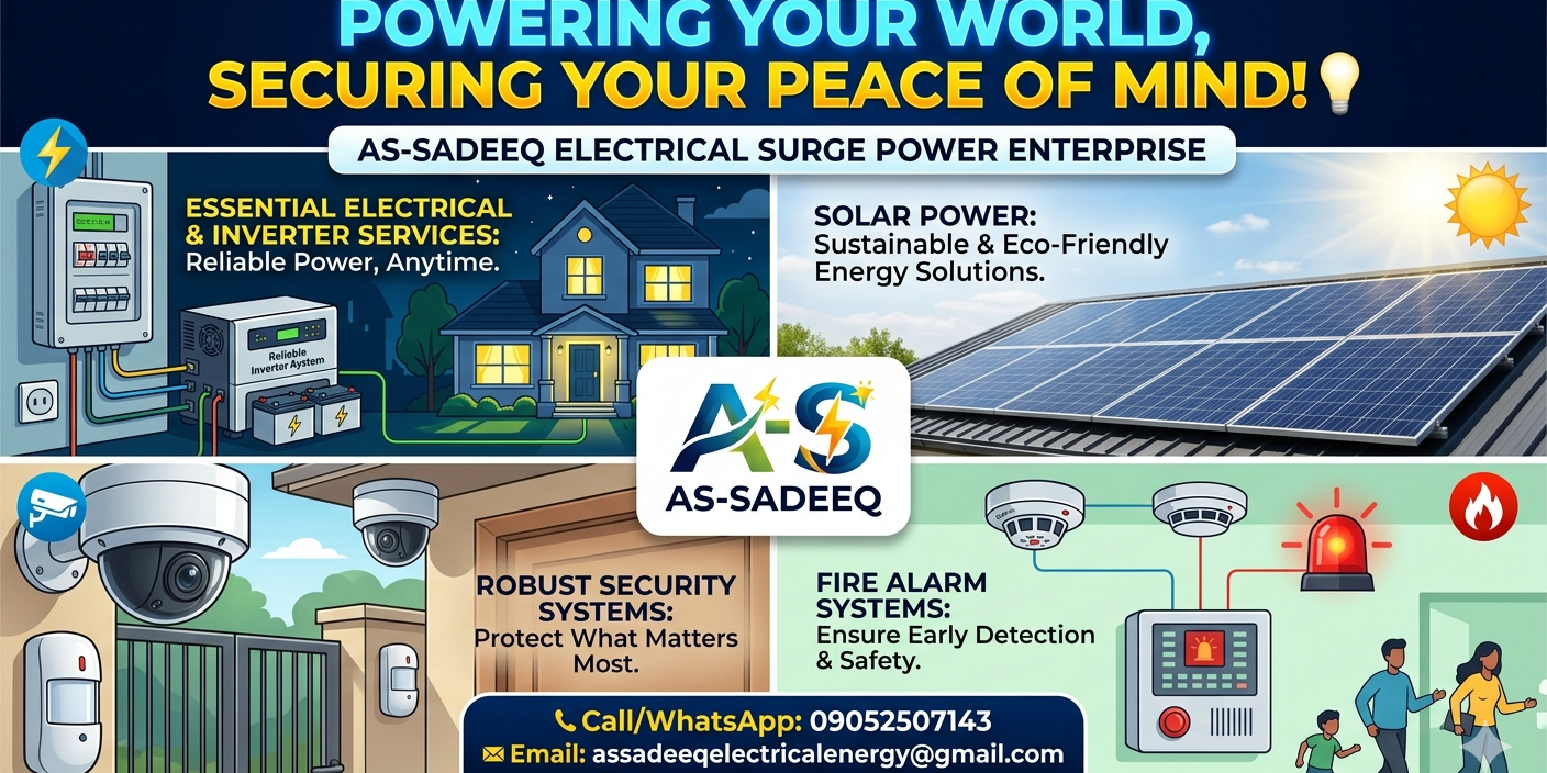 AS-SADEEQ ELECTRICAL SURGE POWER ENTERPRISES